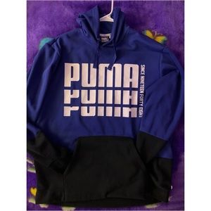 NAVY BLUE PUMA HOODIE